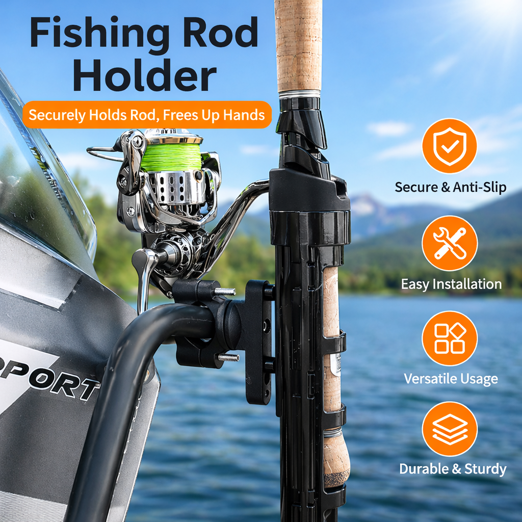 Fishing Rod Casting - Adjustable Fishing Rod Holder for Fishing