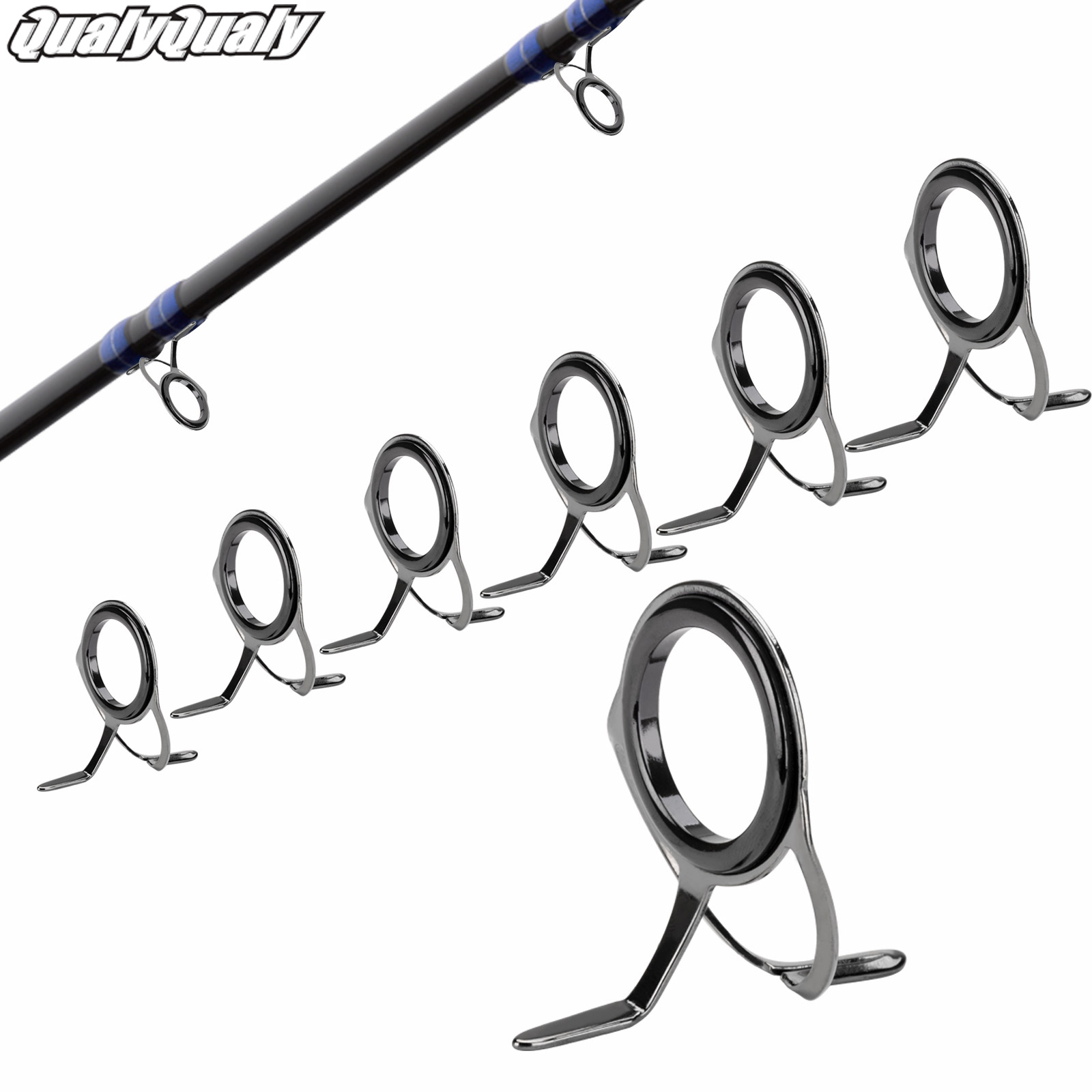 7pcs Fishing Rod Guides Repair - Fishing Rod Casting ulasan dan harga