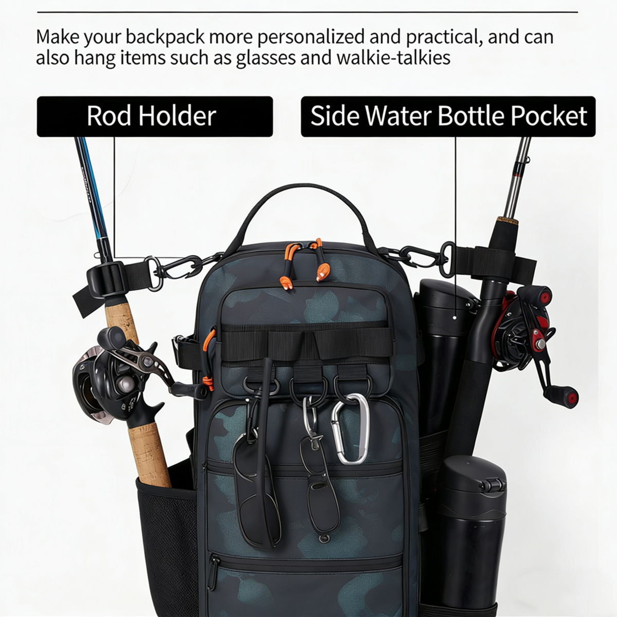 Fishing Backpack New Style Tac - Fishing Rod Fly ulasan dan harga