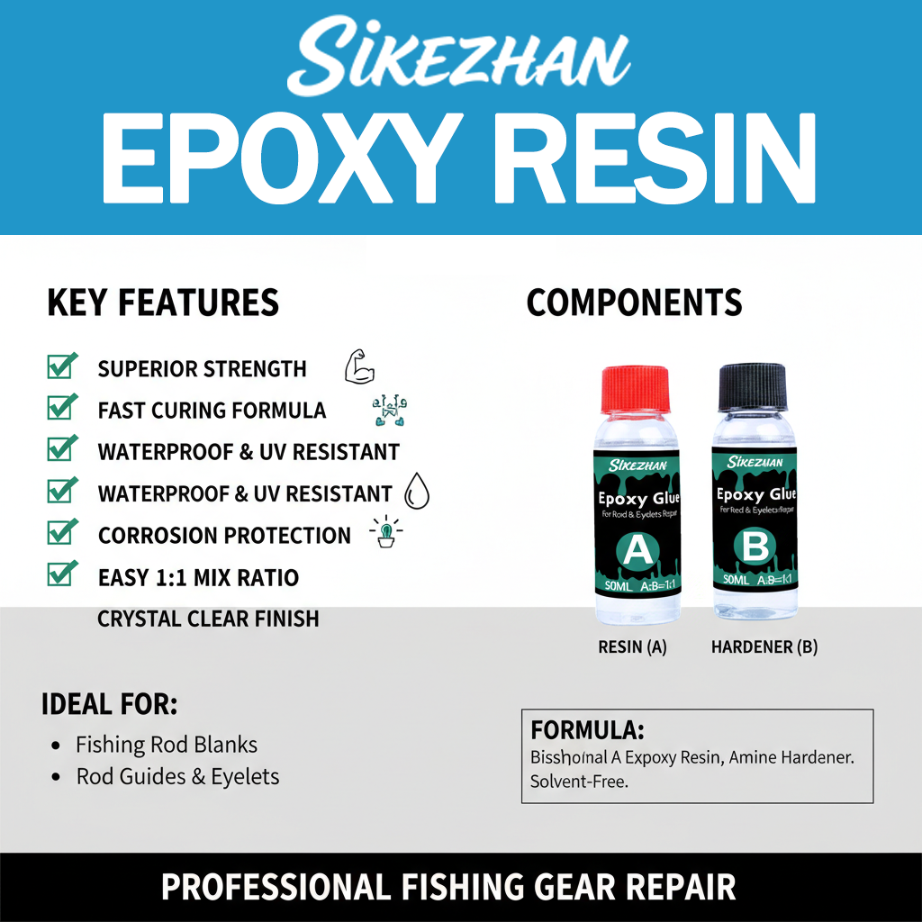 AB Epoxy 1:1 for Fishing Rod R - Fishing Rod Building Kit ulasan dan harga