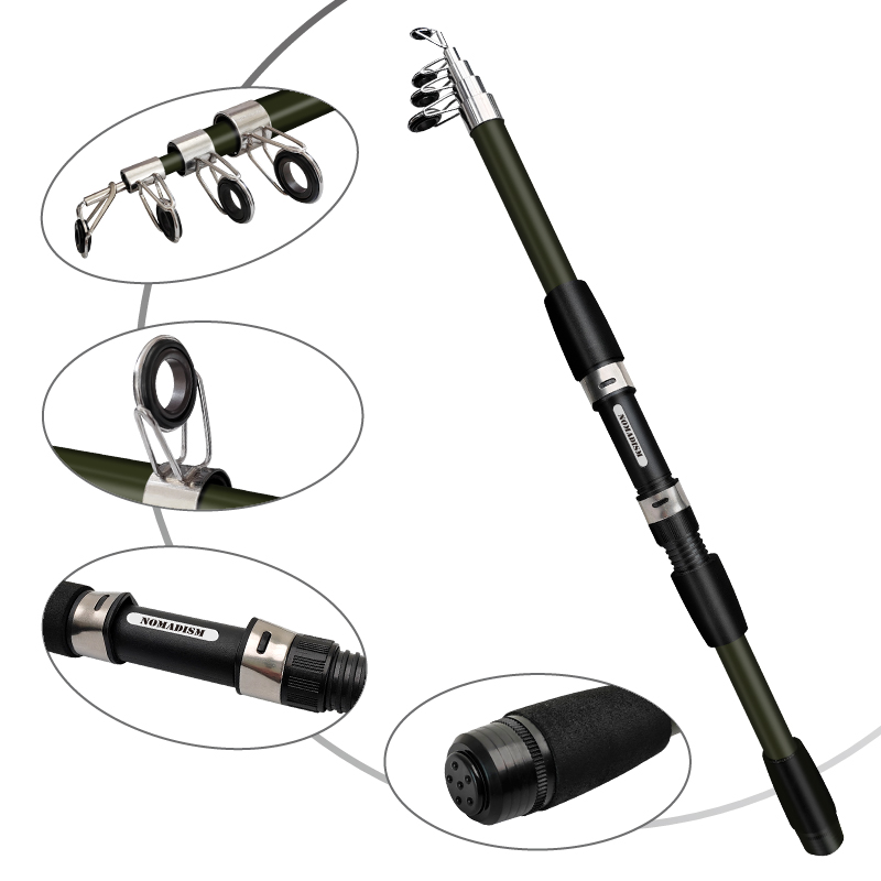 1.65m Super Lightweight Carbon - Fishing Rod Carbon Fiber ulasan dan harga