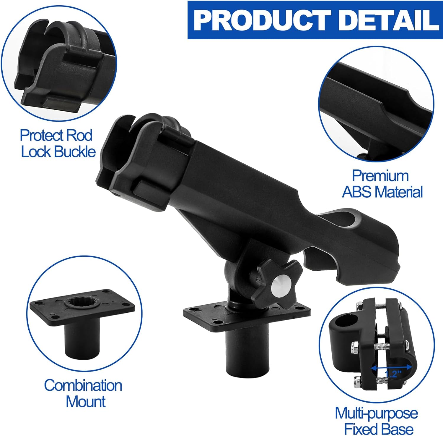 2 Pack Fishing Rod Holder with - Fishing Rod Boat ulasan dan harga