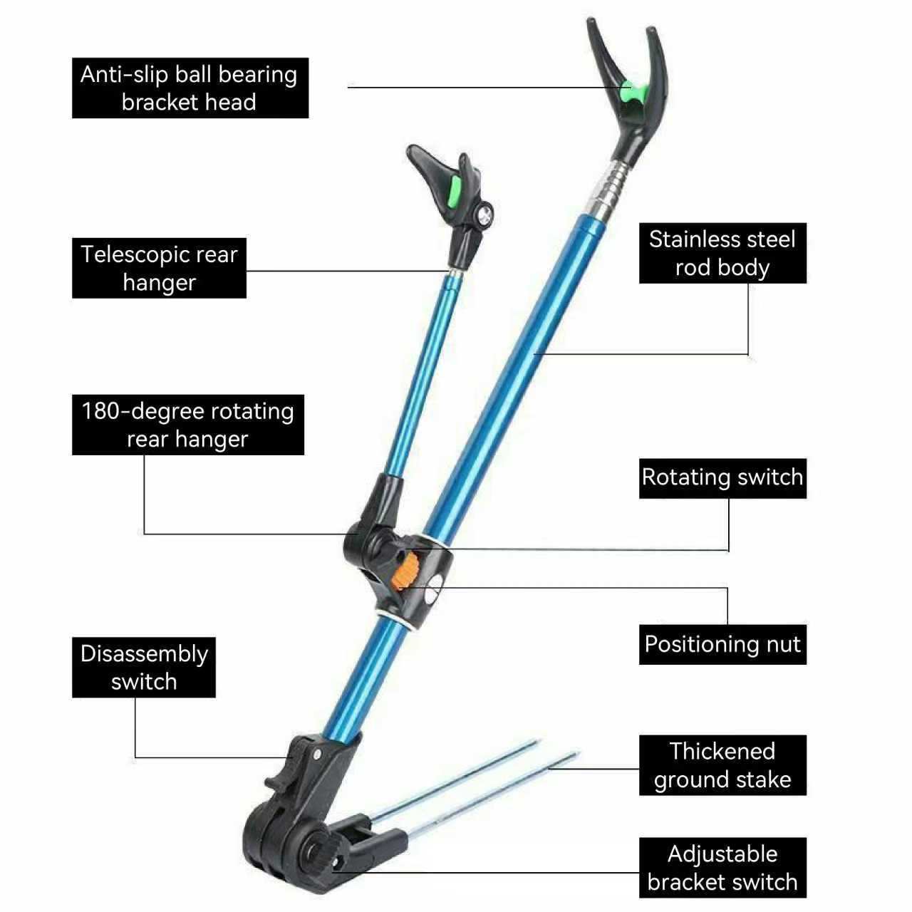 Thickened Telescopic Fishing R - Fishing Rod Telescopic ulasan dan harga