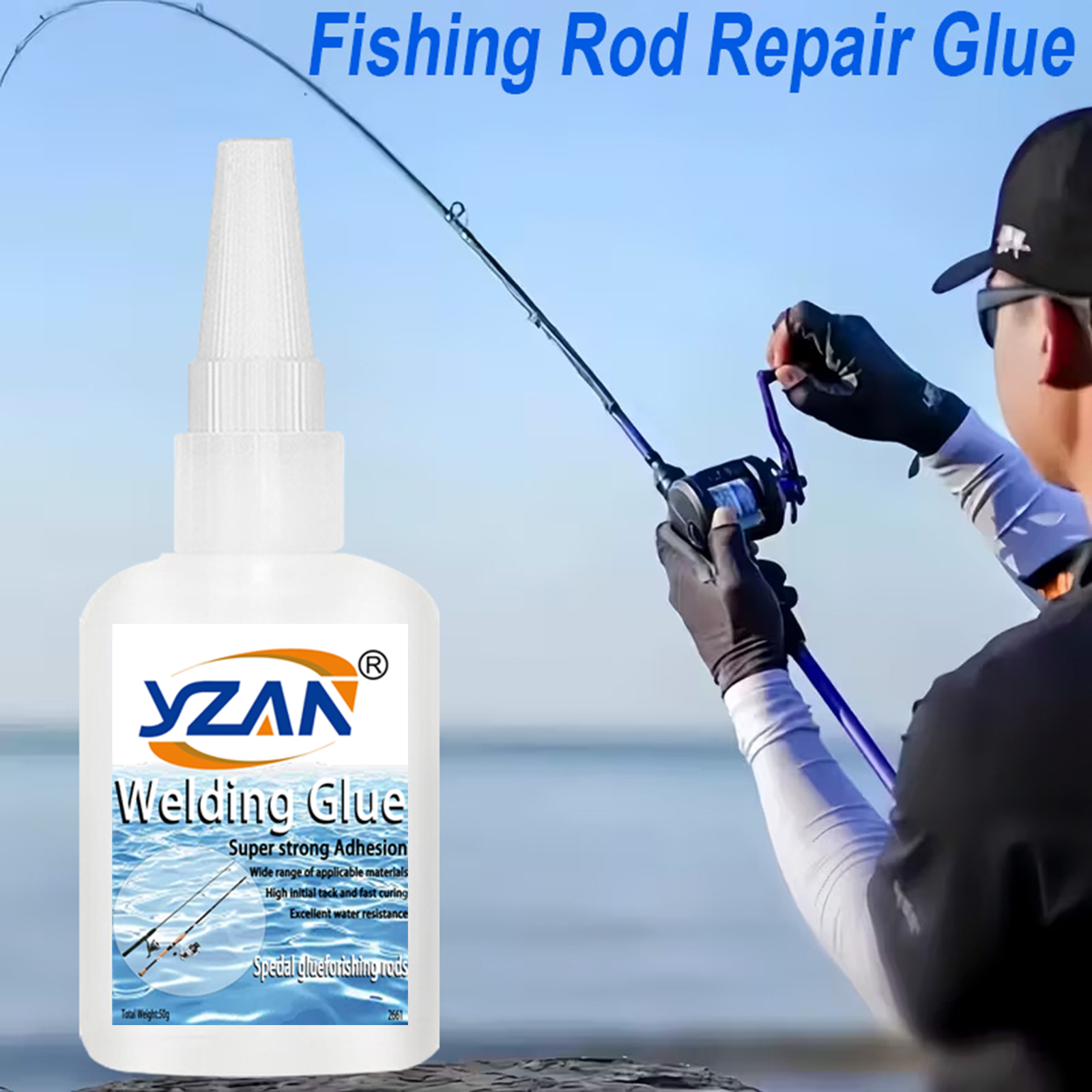 Fishing Rod Repair Glue  Fast  - Fishing Rod Tip Replacement ulasan dan harga