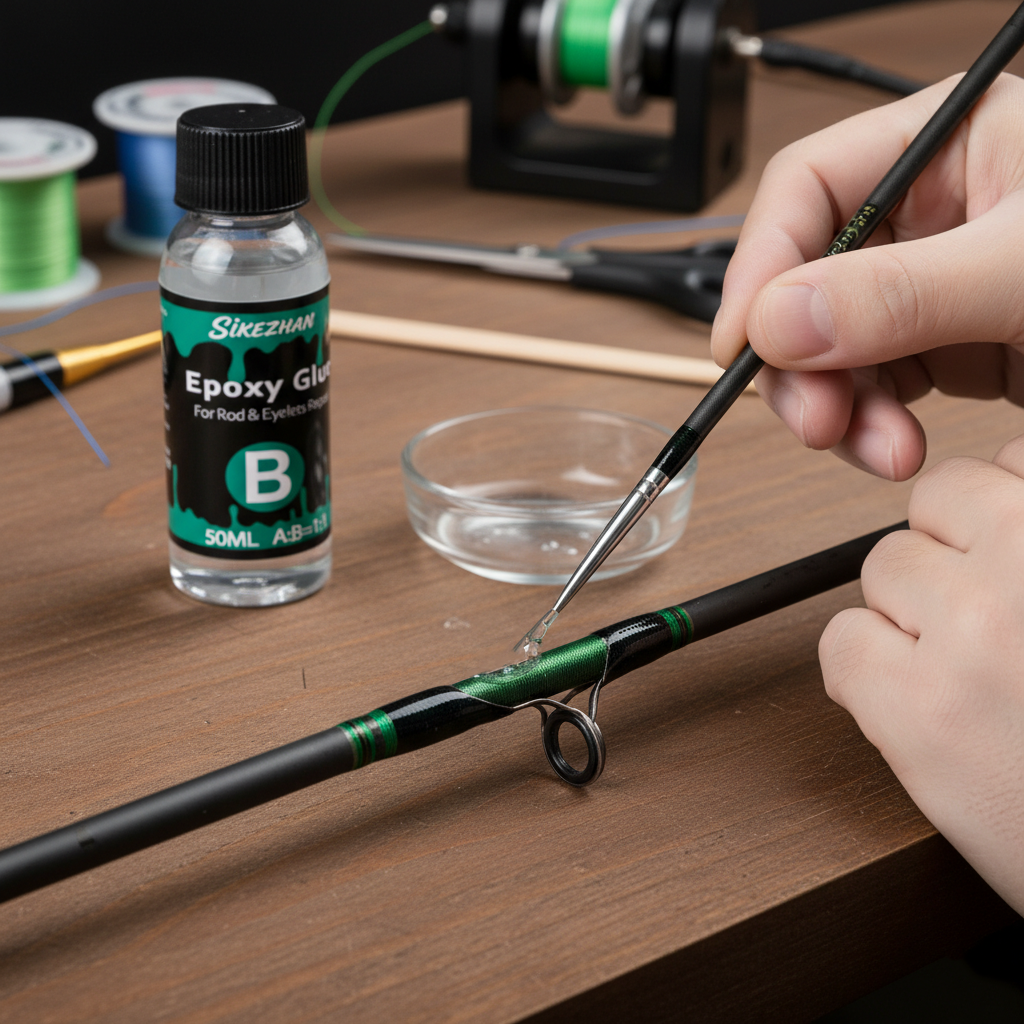 Clear 2-Part Fishing Rod Epoxy - Fishing Rod Repair Kit ulasan dan harga