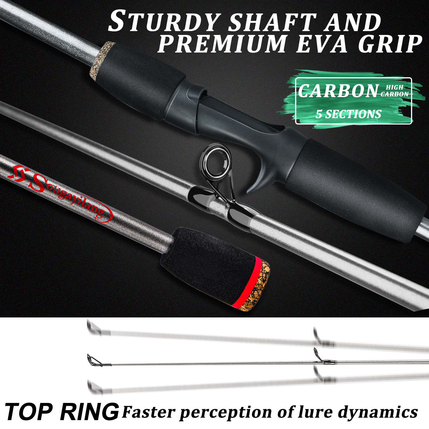 Sougayilang Fishing Rod Combo  - Fishing Rod Carbon Fiber ulasan dan harga