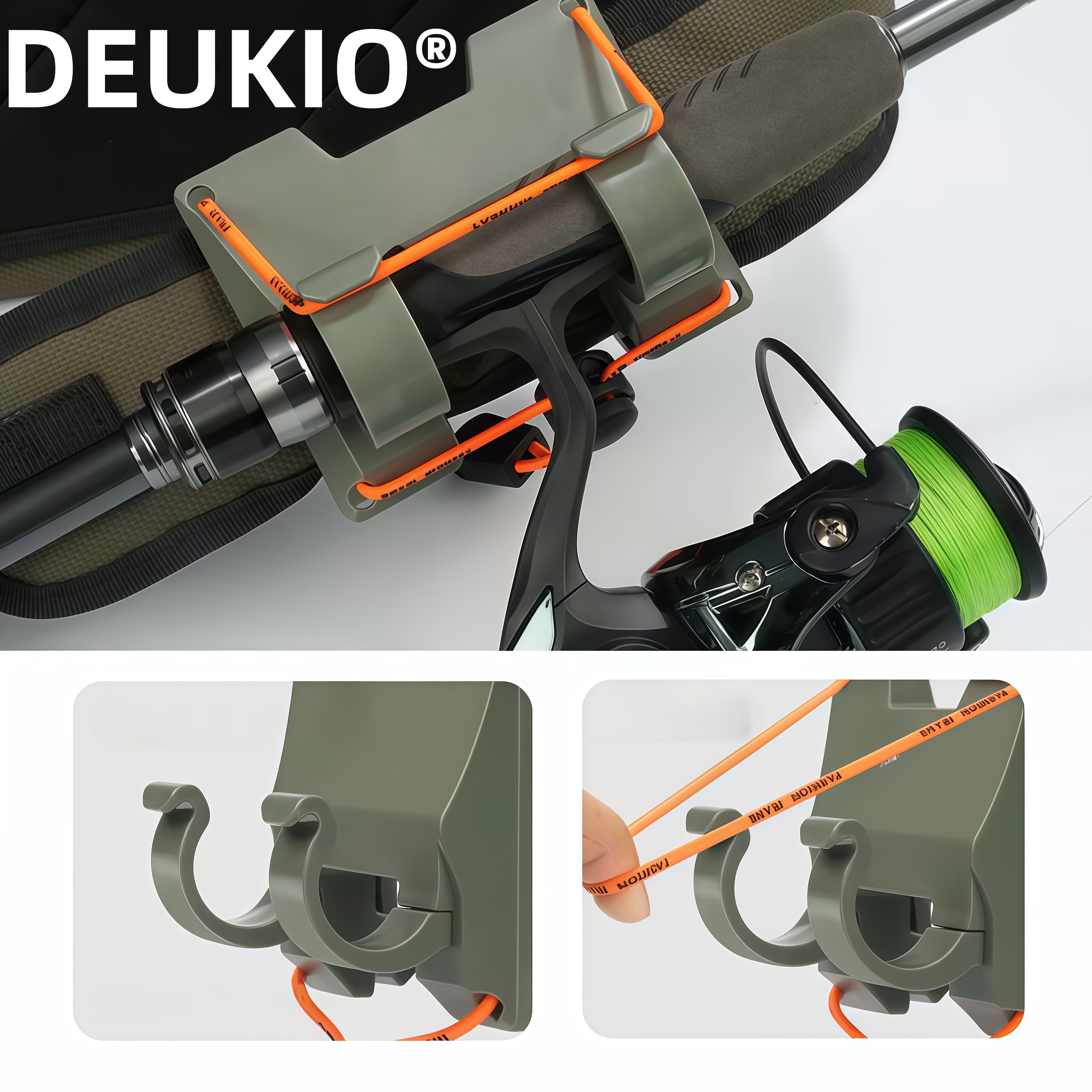 DEUKIO Outdoor Belt Clip Rod H - Fishing Rod Spinning ulasan dan harga