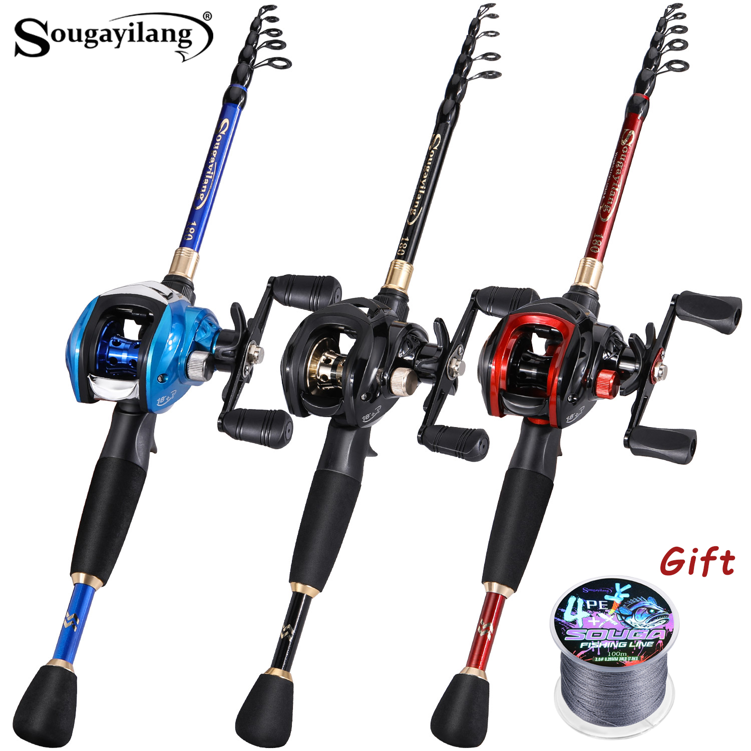 Sougayilang Fishing Set with C - Fishing Rod Carbon Fiber ulasan dan harga