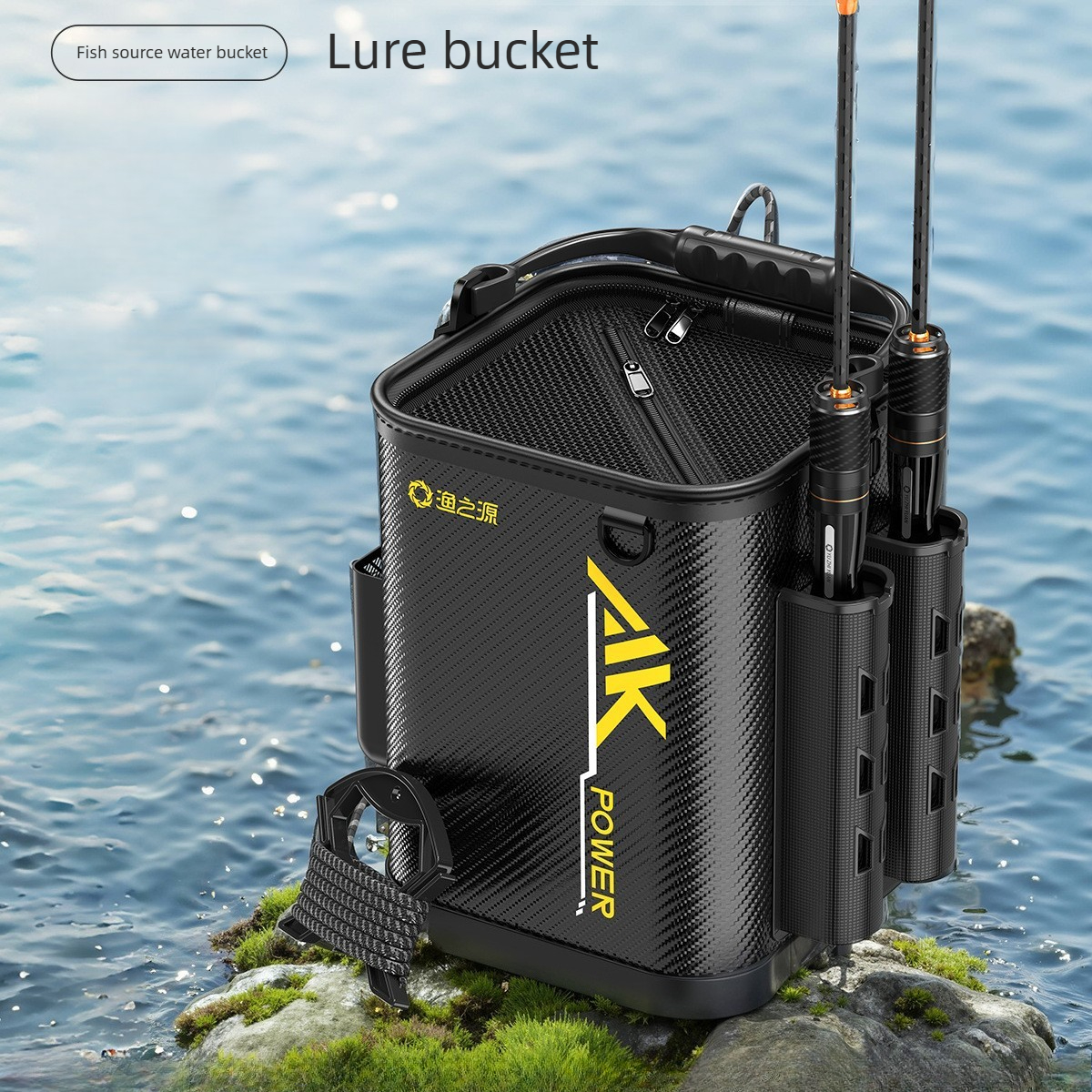 Multi-Functional Live Fish Buc - Fishing Rod Travel ulasan dan harga