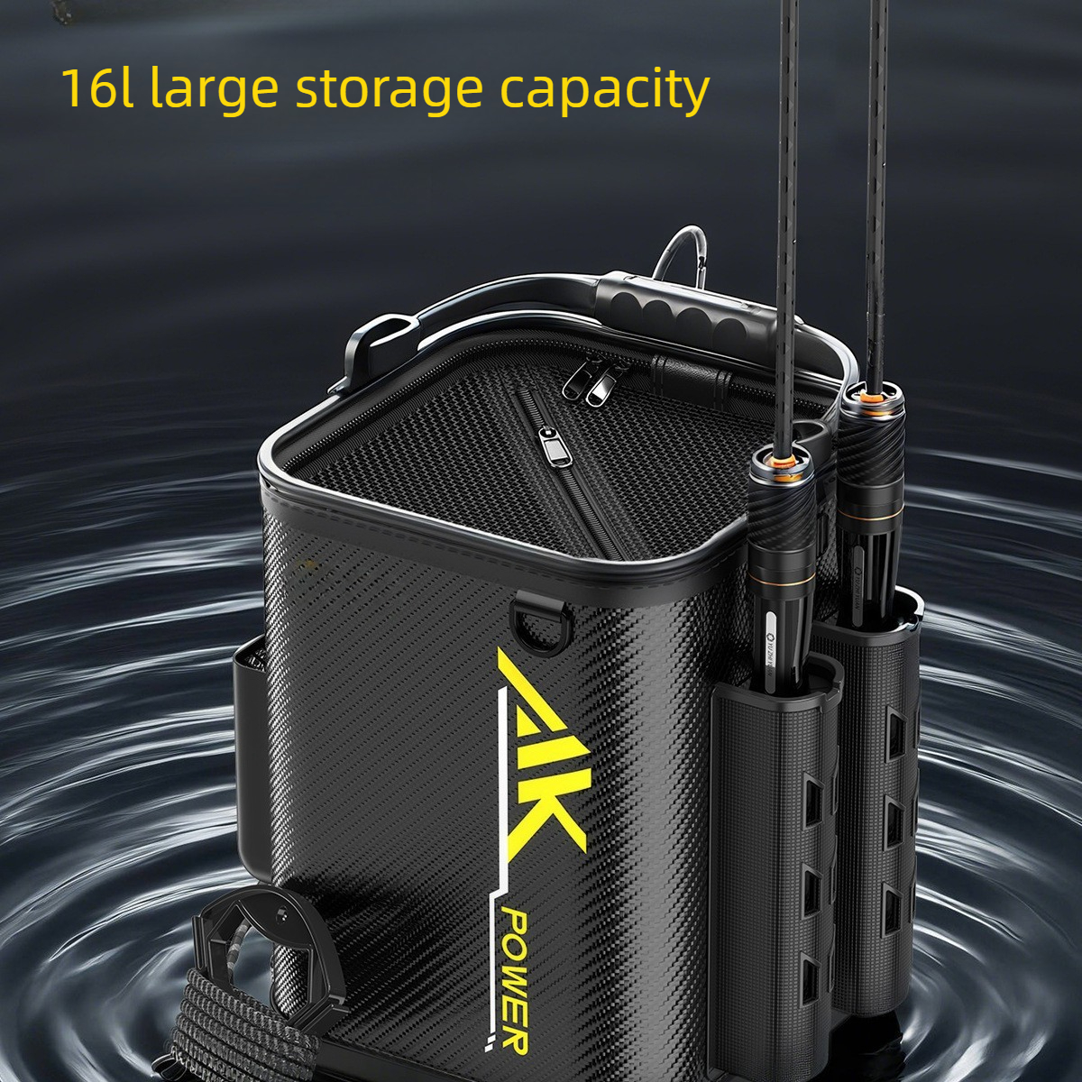 Multi-Functional Live Fish Buc - Fishing Rod Travel ulasan dan harga