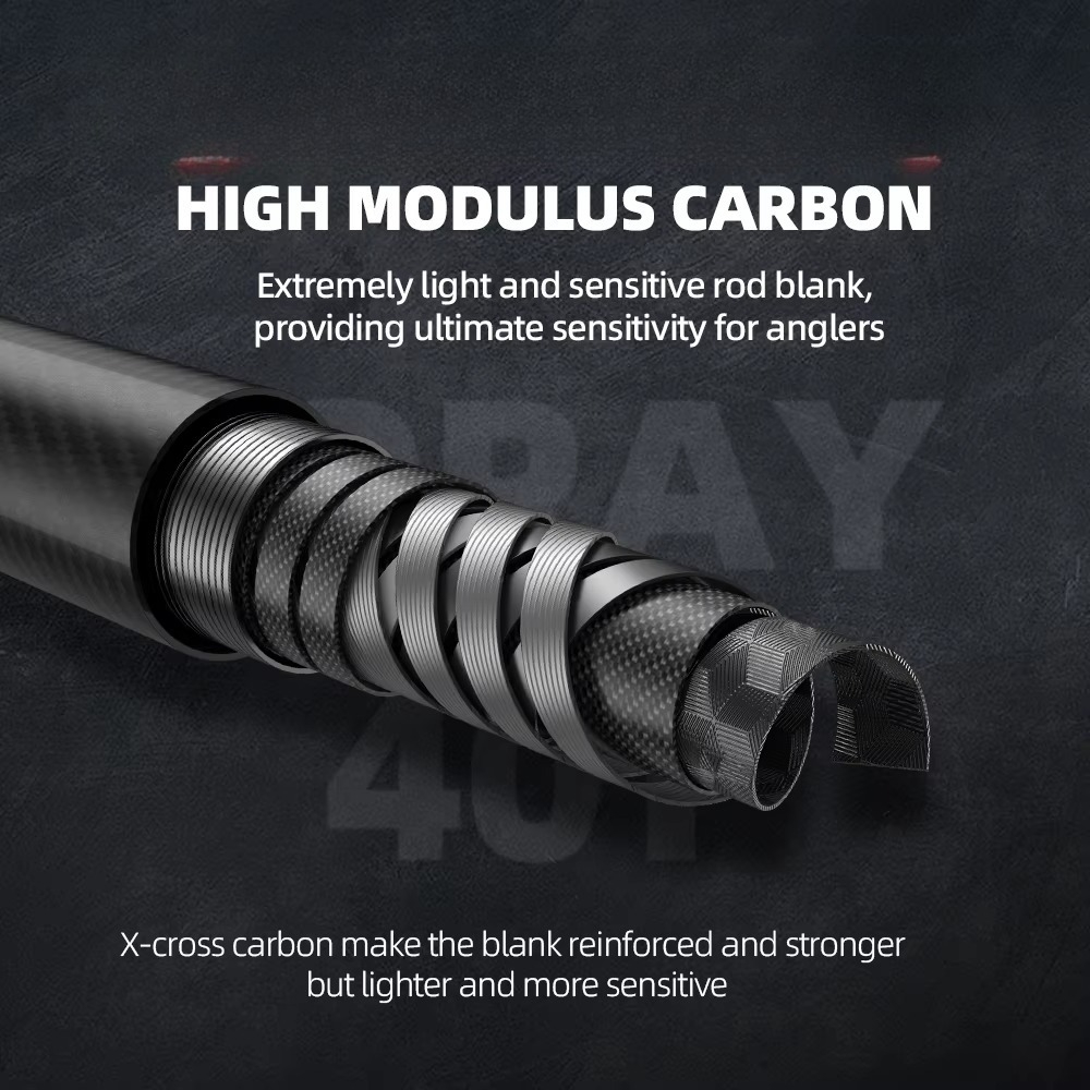 Freshwater Perch Bass Spinning - Fishing Rod Carbon Fiber ulasan dan harga