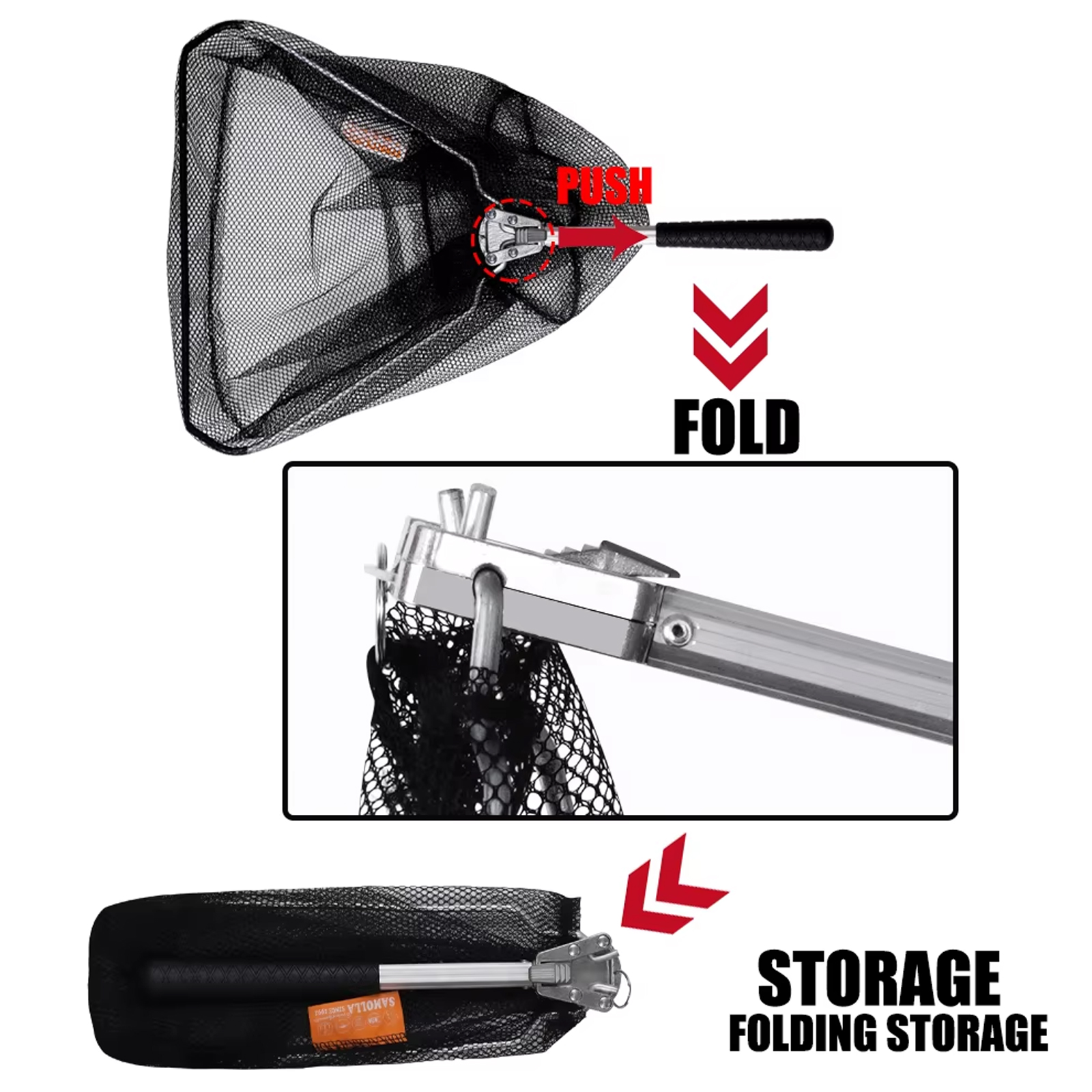 CAZULO Folding convenient fish - Fishing Rod Fly ulasan dan harga