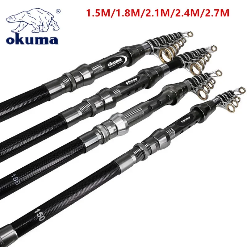 OKUMA New Carbon Rock Rod 1.5M - Fishing Rod Surf ulasan dan harga