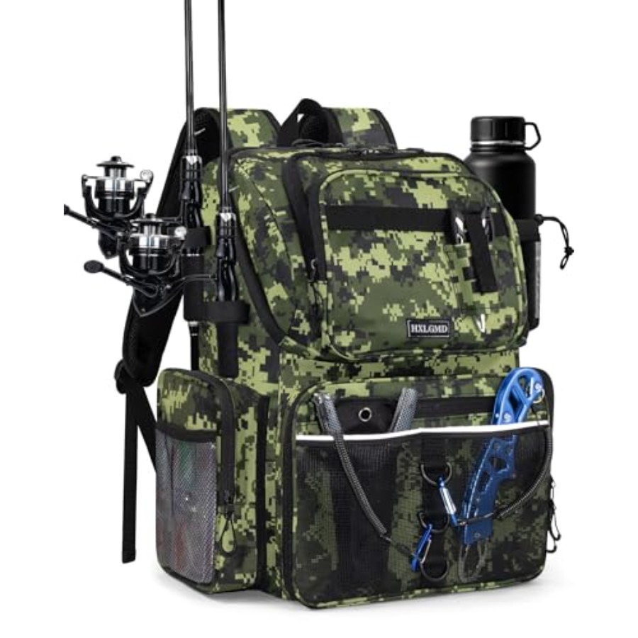 Fishing Backpack with Rod Hold - Fishing Rod Holder ulasan dan harga