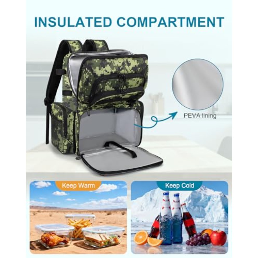 Fishing Backpack with Rod Hold - Fishing Rod Holder ulasan dan harga