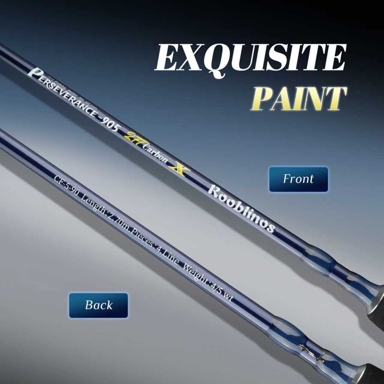 ROOBLINOS Fly Fishing Rod 4/5w - Fishing Rod Fly ulasan dan harga
