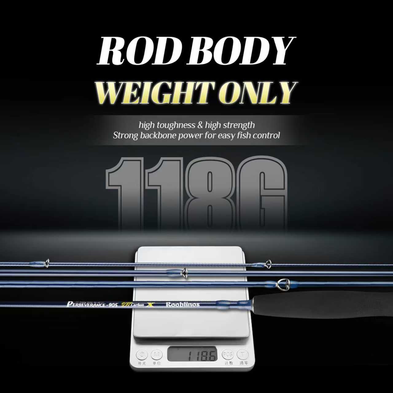 ROOBLINOS Fly Fishing Rod 4/5w - Fishing Rod Fly ulasan dan harga