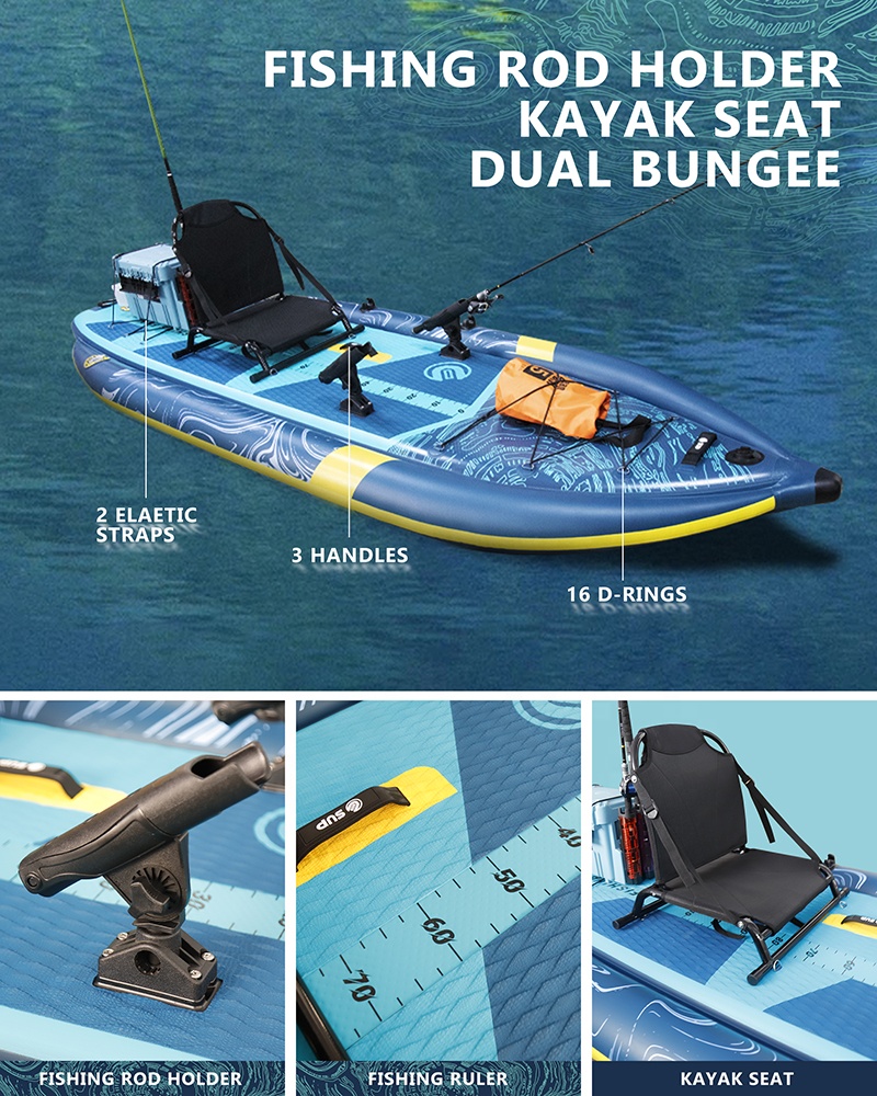 Three Air Chamber Inflatable F - Fishing Rod Holder ulasan dan harga